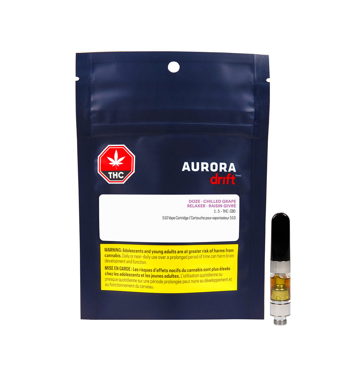 Drift Doze - Chilled Grape 510 Vape Cartridge