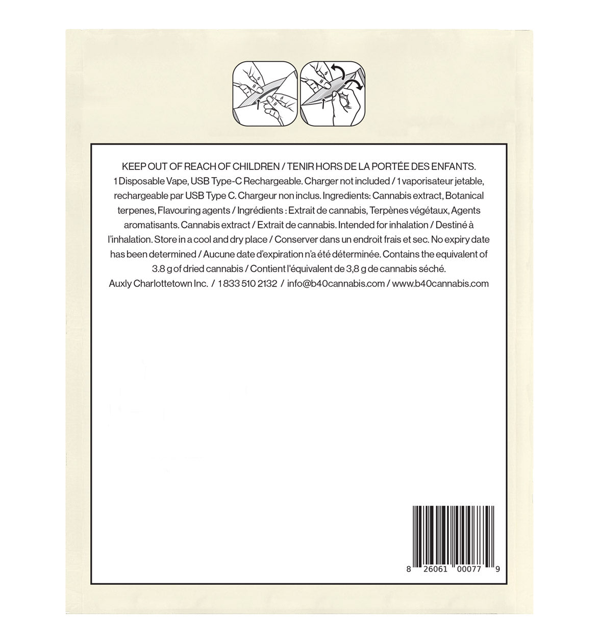 Blue Raspberry Ice All-In-One Vape