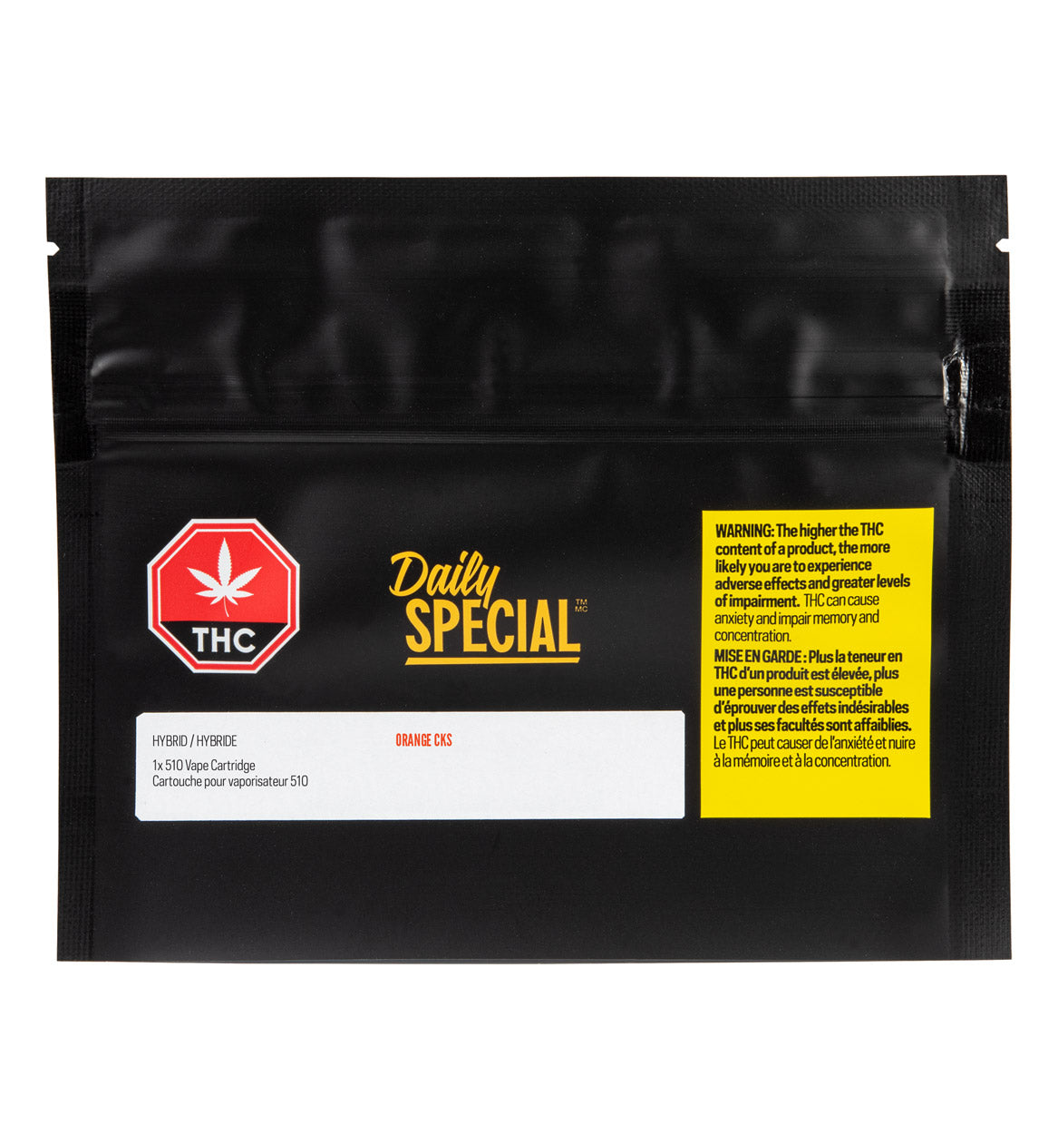 Orange CKS 510 Vape Cartridge