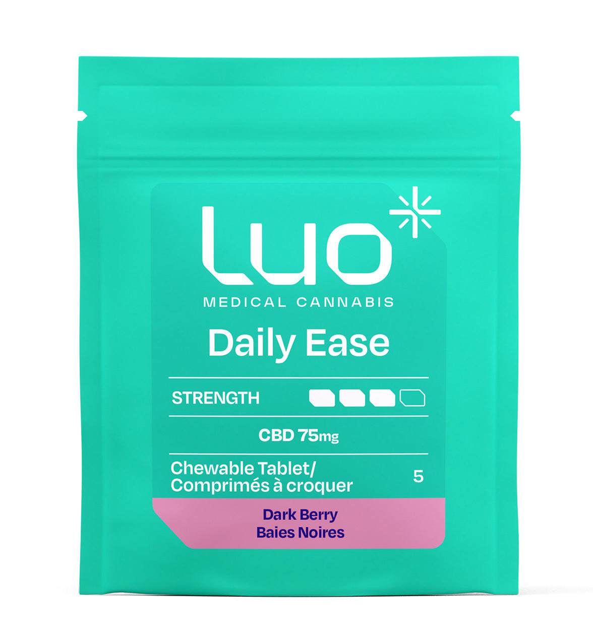 Dark Berry CBD Chewable Tablets 75mg (Trial Size)