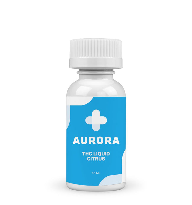 Dose liquide de THC aux agrumes